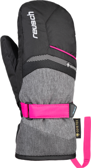 Reusch Bolt GTX Junior Mitten 4961605 7771 schwarz grau pink front